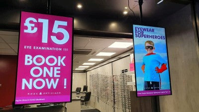 55" High Vibrance Android Advertising Displays | 700 cd/m2 Brightness High Brightness Digital Signage ScreenMoove