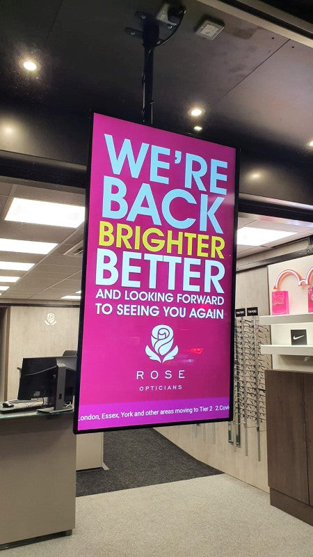 55" High Vibrance Android Advertising Displays | 700 cd/m2 Brightness