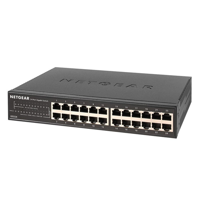 Netgear GS324-200EUS 24-Port Gigabit Ethernet Unmanaged Switch