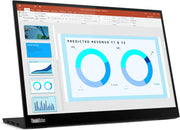 Lenovo 63AAUAT6WL/M14d ThinkVision 14" 16:10 60Hz Full HD Mobile Monitor Desktop Monitor Lenovo