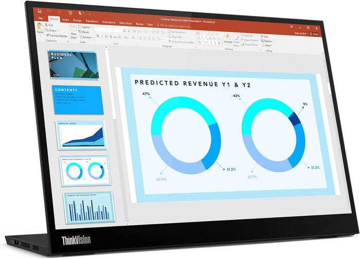 Lenovo 63AAUAT6WL/M14d ThinkVision 14" 16:10 60Hz Full HD Mobile Monitor Desktop Monitor Lenovo