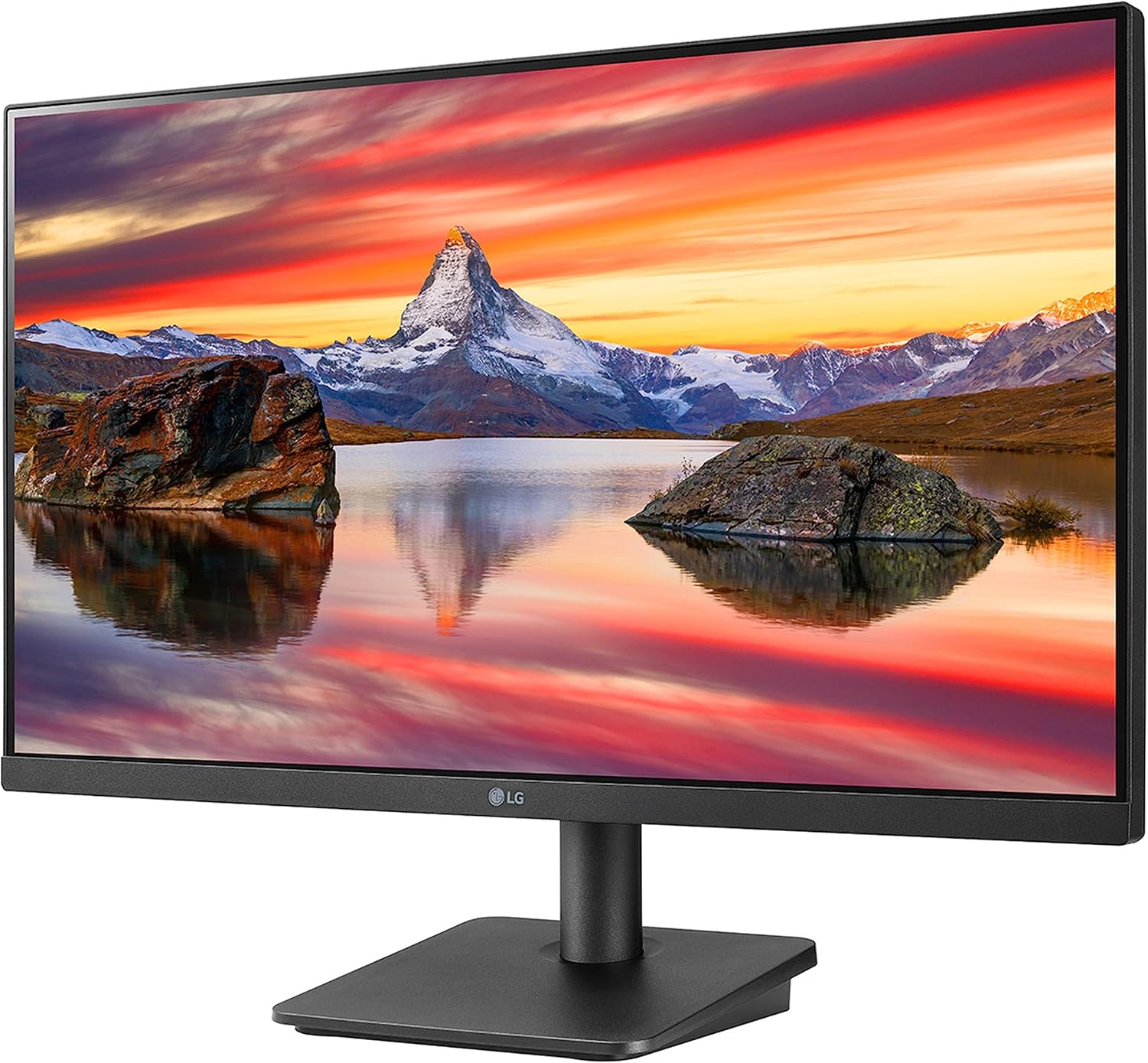 LG 24MP400P-B.BEK 23.8'' IPS Full HD Monitor with 3-Side Virtually Borderless Design Desktop Monitor LG