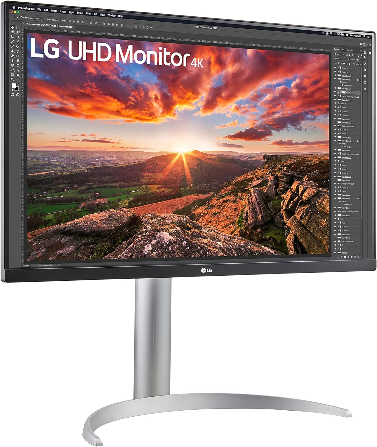 LG 27UP85NP-W 27" UHD 4K 60Hz IPS Monitor Desktop Monitor LG
