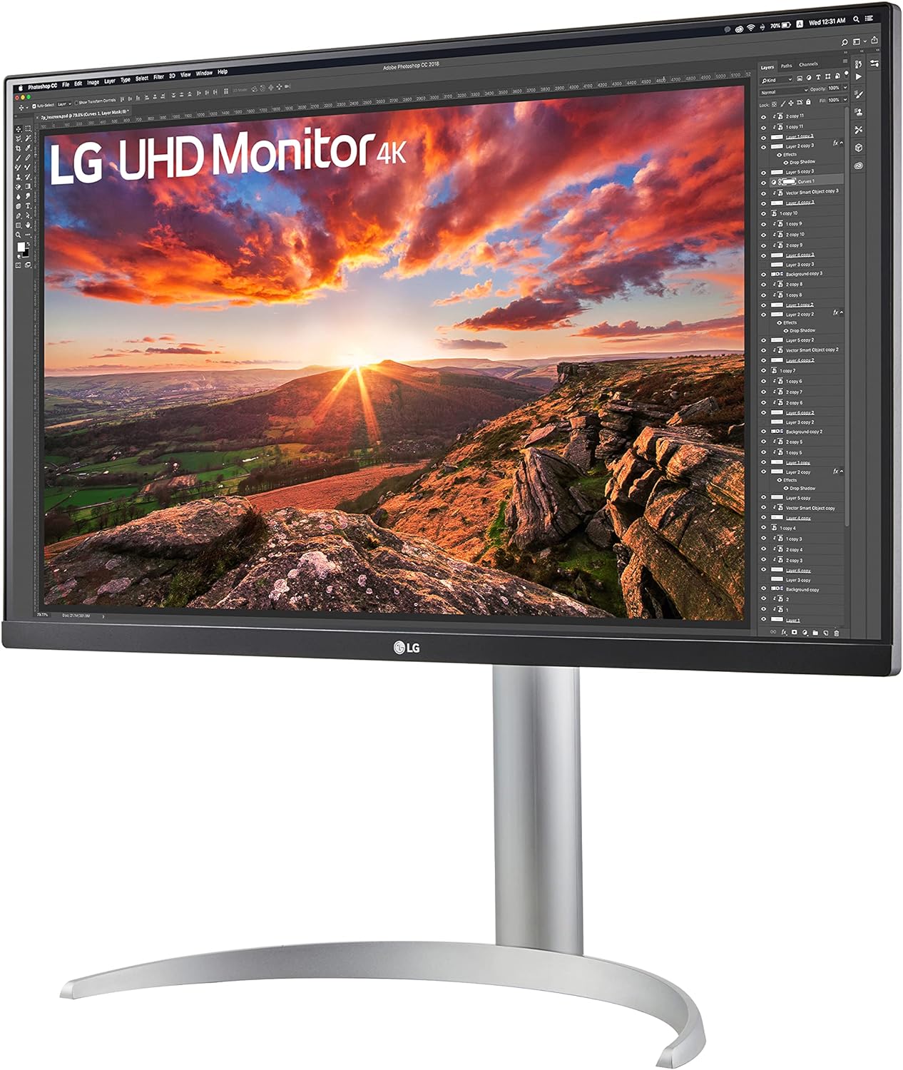 LG 27UP85NP-W 27" UHD 4K 60Hz IPS Monitor Desktop Monitor LG