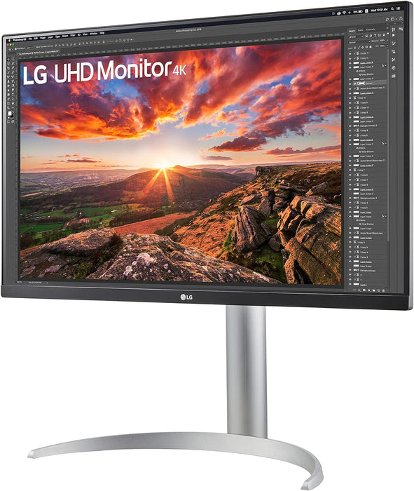 LG 27UP85NP-W 27" UHD 4K IPS Monitor with VESA DisplayHDR™