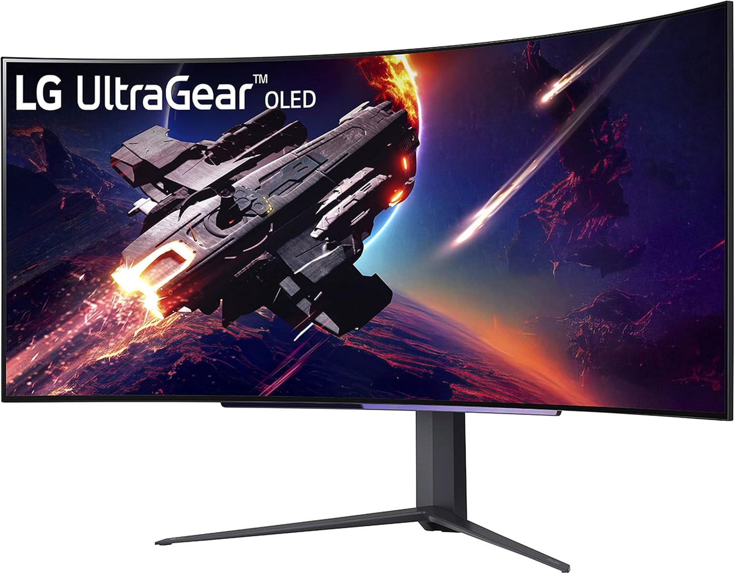 LG 45'' UltraGear™ 240Hz WQHD OLED Curved Gaming Monitor | 45GR95QE-B Gaming Monitor LG