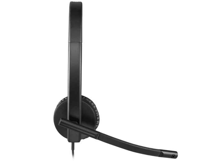 Logitech USB Headset H570e Stereo Wired Black Headset Headset Logitech