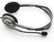 Logitech H110 Stereo Grey Wired Headset | 981-000593 Headset Logitech