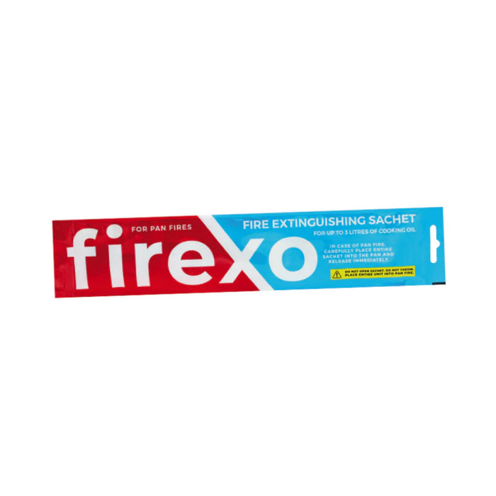 Firexo Pan Fire Extinguisher Photo Luminescent Sachet Sign