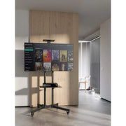 Manhattan 37" to 70" Height-Adjustable Mobile Display Trolley | 461238 Mobile Trolley Manhattan