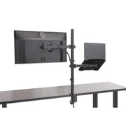 Manhattan 13" - 32" LCD and Laptop Desk Mount with Double-Link Swing Arm | 462136 Monitor Arm Desk Mount Manhattan