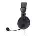 Manhattan 179843 Stereo Over-Ear Headset Adjustable Microphone