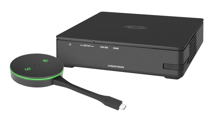 Crestron AirMedia® Series 3 Kit with AM-3100-WF Receiver and AM-TX3-100 Adaptor, International | AM3-111-I KIT Wireless Presentation System Crestron