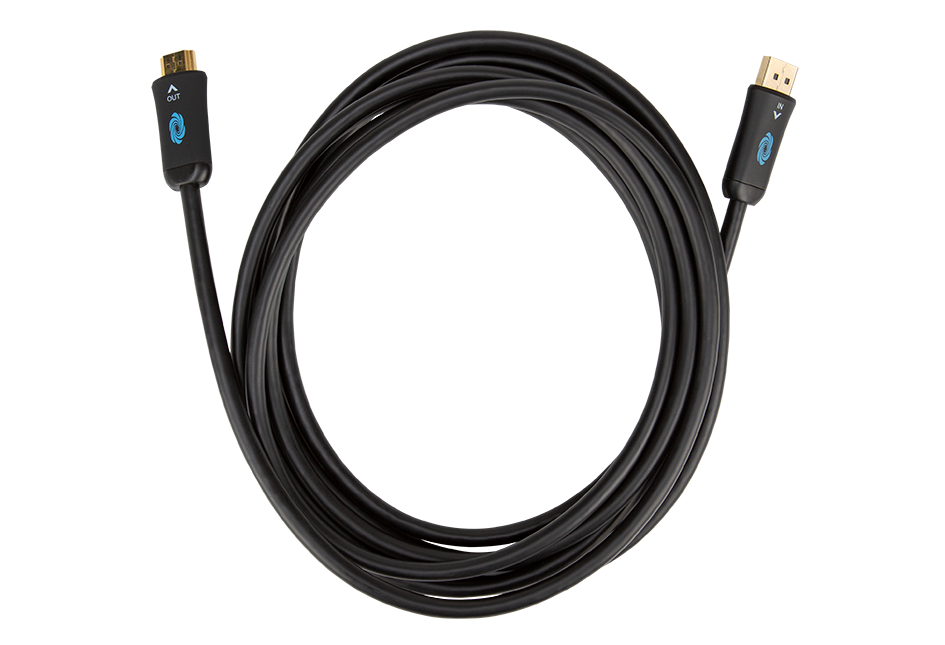 Crestron 18 Gbps, 12 ft (3.6 m), Active Converter Cable, DisplayPort to HDMI® | CBL-4K-DP-HD-12