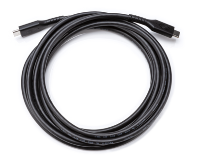 Crestron USB Cable, USB-C® Male to USB-C Male, USB 3.2 Gen 1 (5 Gbps), DisplayPort™ Alt Mode, 60 W, 9 ft (2.7 m) | CBL-USB3G1-C-C-9 Crestron USB Cables Crestron