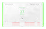Crestron 10.1 in. Room Scheduling Touch Screen, White Smooth, Includes one TSW-1070-LB-W-S Light Bar | TSS-1070-W-S-LB KIT