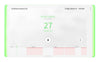 Crestron 10.1 in. Room Scheduling Touch Screen, White Smooth, Includes one TSW-1070-LB-W-S Light Bar | TSS-1070-W-S-LB KIT
