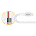 Alogic ULC8P1.5-SLV SUPER Ultra USB-C to Lightning Cable - 1.5m