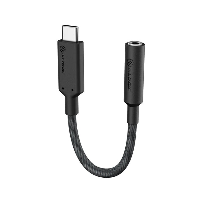 Alogic ELPC35A-BK Elements Pro USB-C to 3.5mm Audio Adapter - 10cm