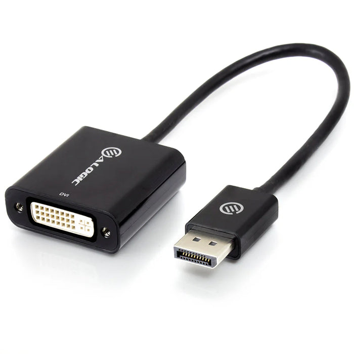 Alogic DP-DVI-ADPC 20cm DisplayPort to DVI Adapter Male to Female