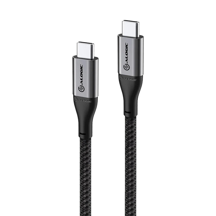 Alogic ULCC2030-SGR Super Ultra USB 2.0 USB-C to USB-C Cable - 5A/480Mbps