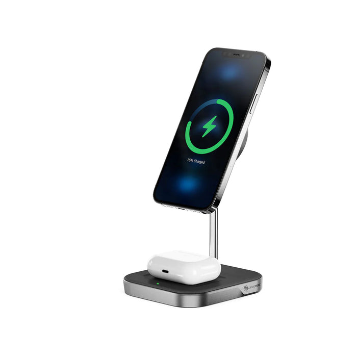 Alogic MSP21CS15W MagSpeed 2-in-1 Wireless Charging Station