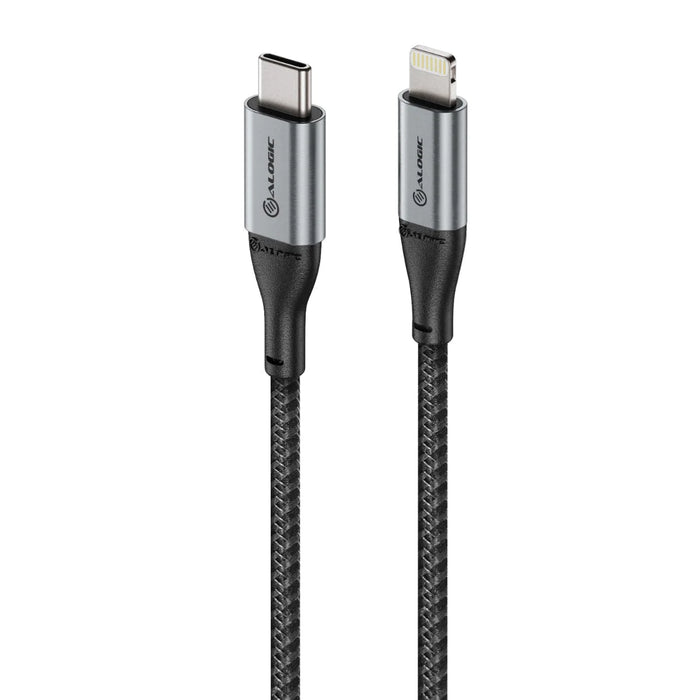 Alogic ULC8P1.5-SLV SUPER Ultra USB-C to Lightning Cable - 1.5m