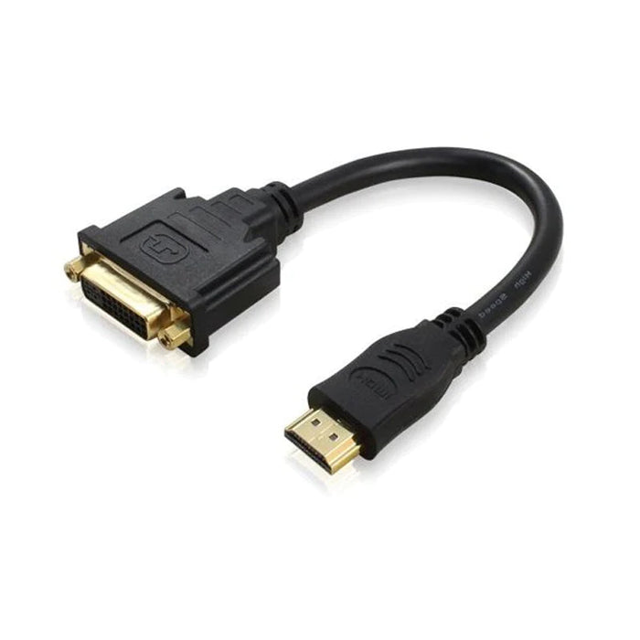 Alogic HDMI-DVI-15MF 15cm HDMI (M) to DVI-D (F) Adapter Cable - Male to Female