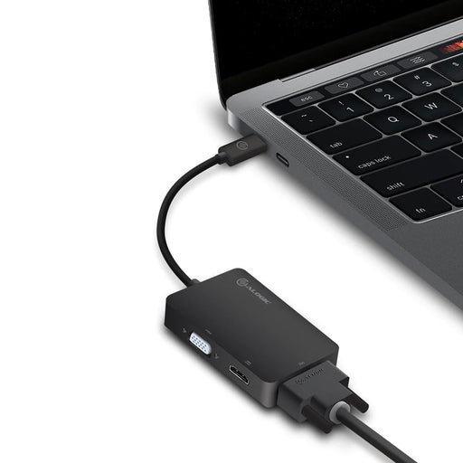 Alogic UCVGDVHD-ADP 3-in-1 USB-C to HDMI DVI VGA Adapter - Male to 3-Female - Premium Series