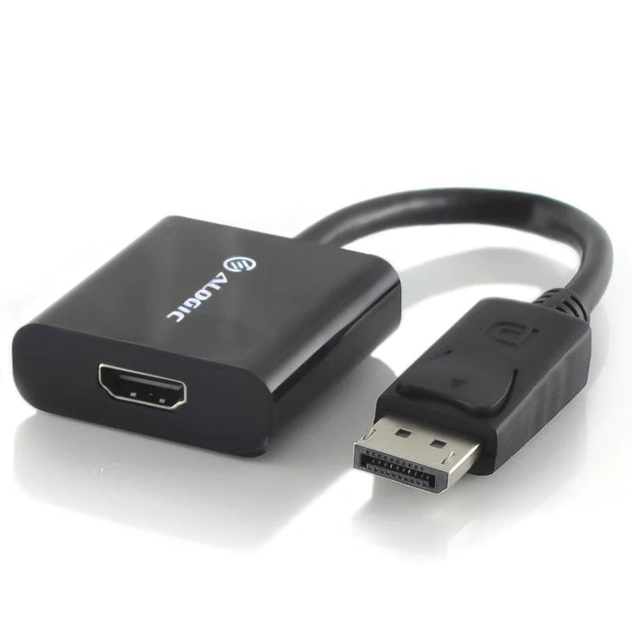 Alogic DPLC-HD4KAC 20cm DisplayPort 1.2 to HDMI Adapter Male to Female with 4K@60Hz Support - Active