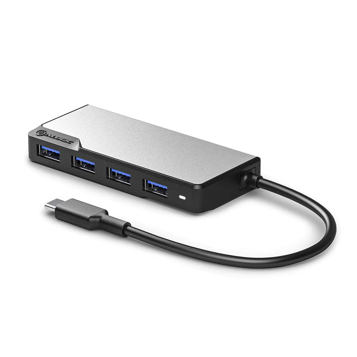 Alogic UCFUUA-SGR USB-C Fusion SWIFT 4-in-1 Hub - Space Grey