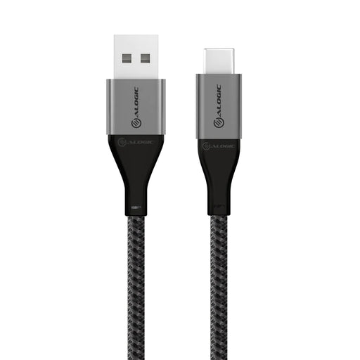 Alogic ULCA2030-SGR Super Ultra USB 2.0 USB-C to USB-A Cable - 3A/480Mbps