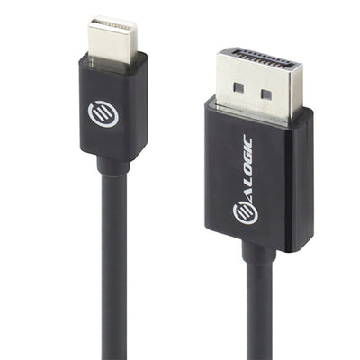 Alogic ELMDPDP-01 Mini DisplayPort to DisplayPort Cable - Male to Male - Elements Series DisplayPort Cable Alogic