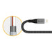 Alogic ULC8P1.5-SLV SUPER Ultra USB-C to Lightning Cable - 1.5m