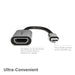 Alogic ULUCHD-ADP Ultra 15cm USB-C (Male) to HDMI (Female) Adapter - 4K 60Hz