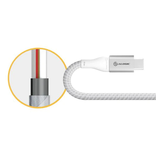 Alogic ULCAA-SLV Super Ultra USB 3.1 USB-C to USB-A Adapter - 15cm