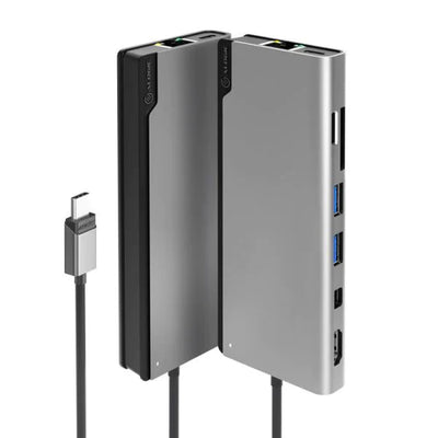 Alogic ULDPLSV2-SGR USB-C Ultra Dock PLUS Gen 2 with Power Delivery Alogic Doscking Station Alogic