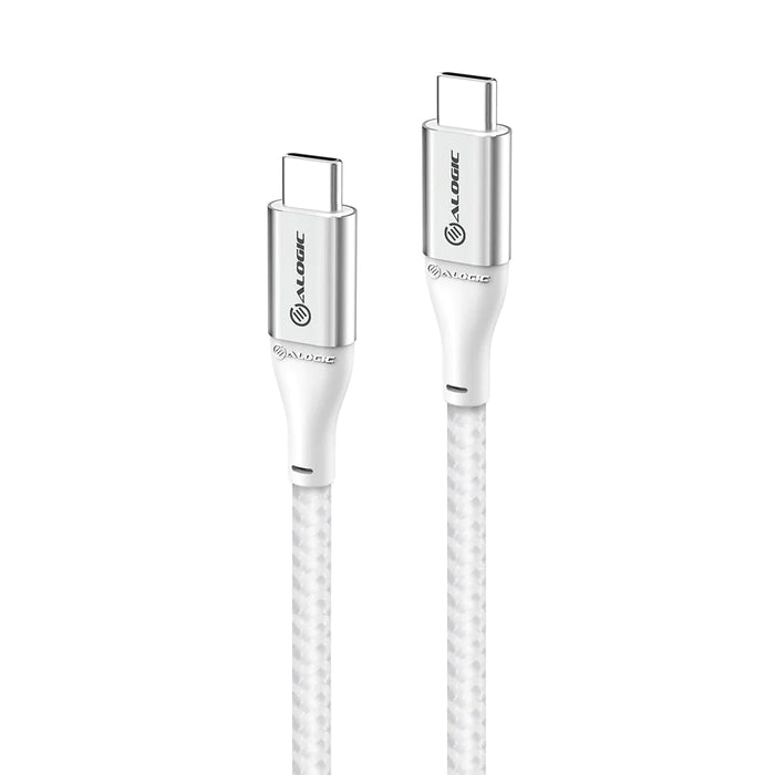 Alogic ULCC21.5-SLV Super Ultra USB 2.0 USB-C to USB-C Cable - 5A/480Mbps