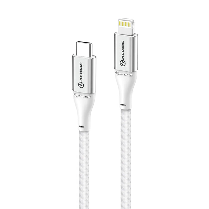 Alogic ULC8P1.5-SLV SUPER Ultra USB-C to Lightning Cable - 1.5m