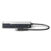 Alogic UCFUUA-SGR USB-C Fusion SWIFT 4-in-1 Hub - Space Grey