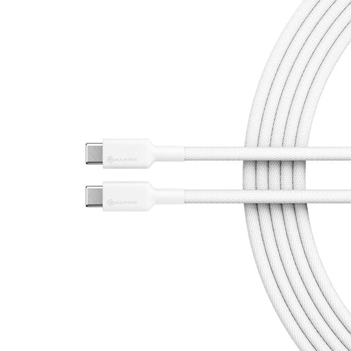 Alogic ELPCC201-WH Elements Pro USB 2.0 USB-C to USB-C Cable - 5A/ 480Mbps