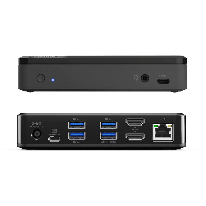 Alogic DUTHDPR Universal Twin HD Pro Docking Station with 85W Power Delivery and USB-C & USB-A compatibility - Dual Display 1080p 60Hz