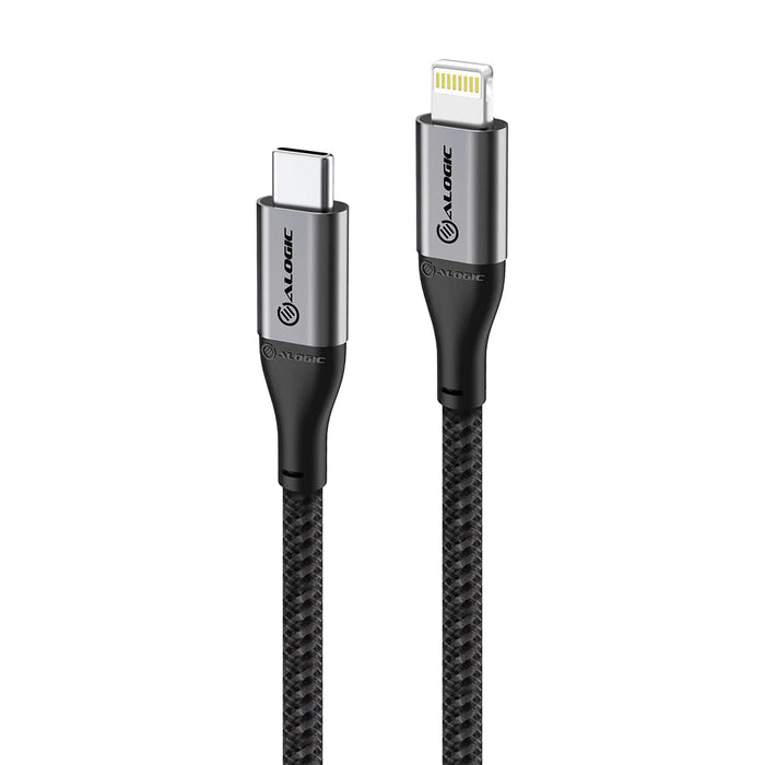 Alogic ULC8P1.5-SLV SUPER Ultra USB-C to Lightning Cable - 1.5m