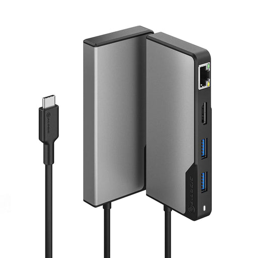 Alogic UCFUPRGEV2-SGR USB-C Fusion ALPHA 5-in-1 Hub V2