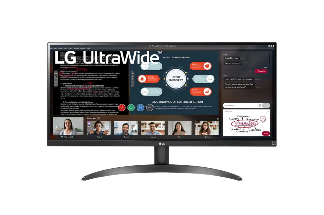 LG 29WP500-B 29" UltraWide™ Full HD IPS Monitor with AMD FreeSync™