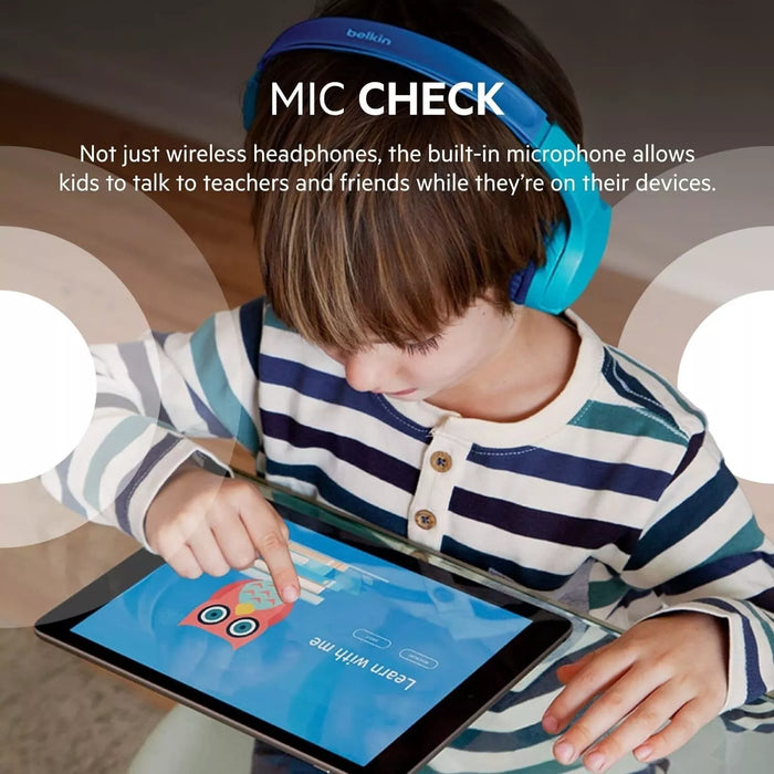 Belkin Wireless On-Ear Headphones for Kids | AUD002BTBL