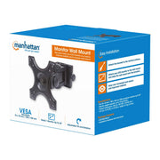 Manhattan Up To 32" Monitor Wall Mount | Supports Monitors and 12 kg | 432351 Wall Mount Bracket Manhattan