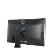 Manhattan 15" - 32" Height Adjustable Gas Spring Single Monitor Desktop Stand | 461894 Monitor Arm Desk Mount Manhattan