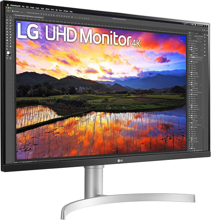 LG 31.5" UHD 4K 60Hz (3840x2160) HDR IPS Monitor | 32UN650P-W Desktop Monitor LG
