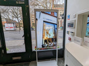Moove SMBLUDS49 – 49" White Double-Sided Ultra High Brightness Digital Display | 3500 cd/m² Floor Standing Signage High Brightness Digital Signage ScreenMoove